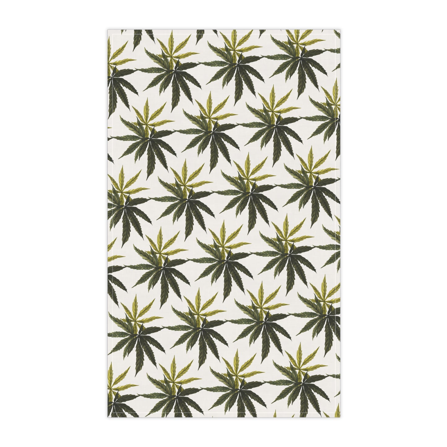 100% Cotton Twill Kitchen Towel - Olive Smoke