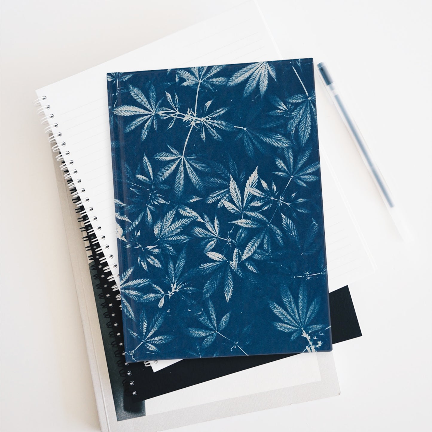 Journal - Blank Pages - Cyanotype Print 2