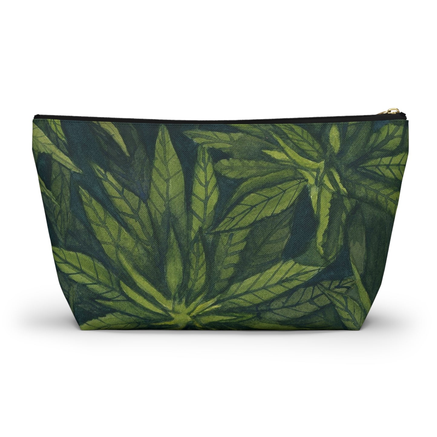 Roomy Accessory Pouch - Green Gardens