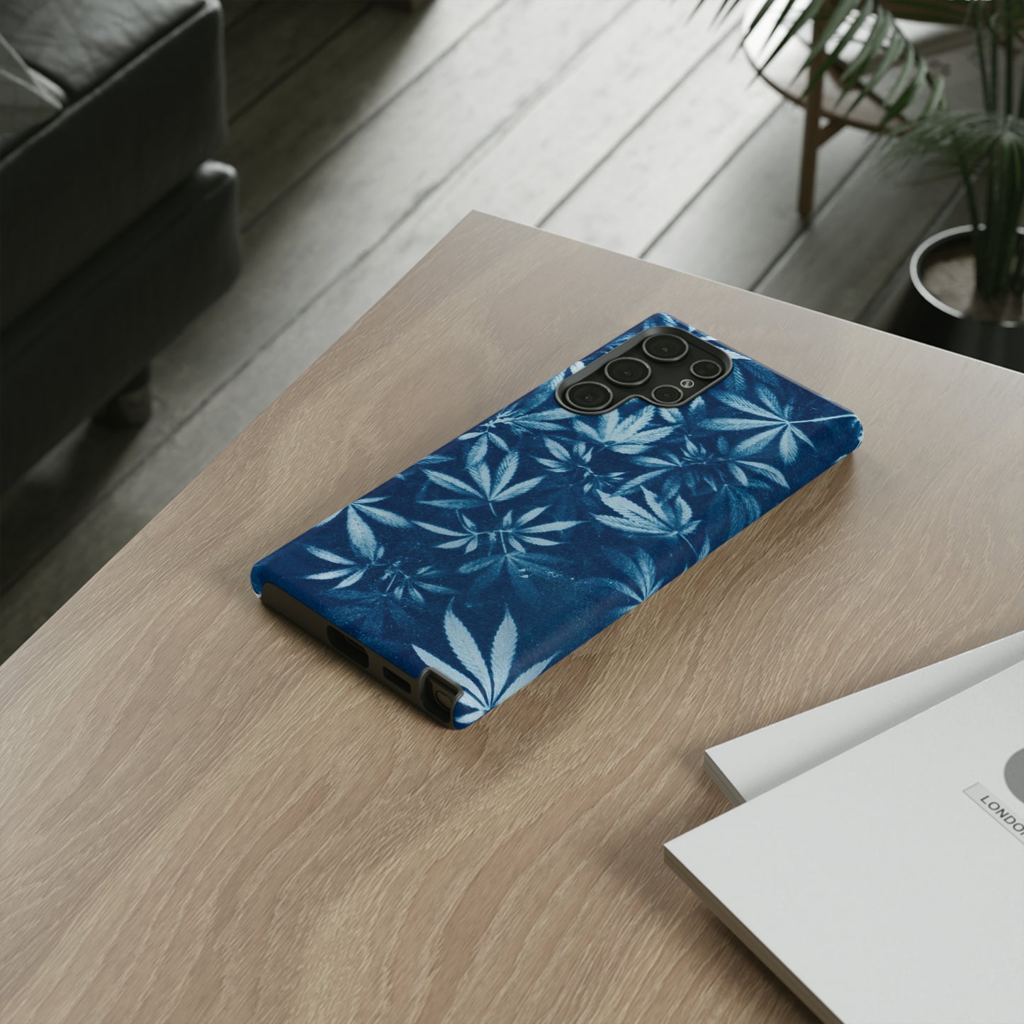 Tough Cell Phone Cases - Cyanotype Print