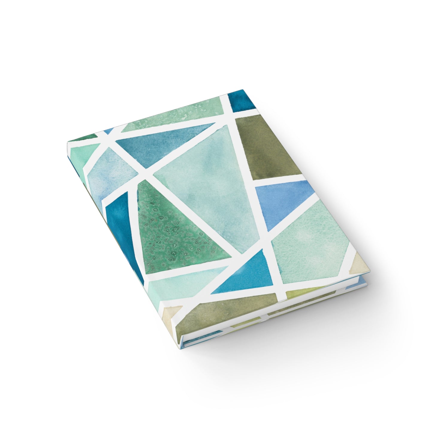 Journal - Blank Pages - Aqua Geo