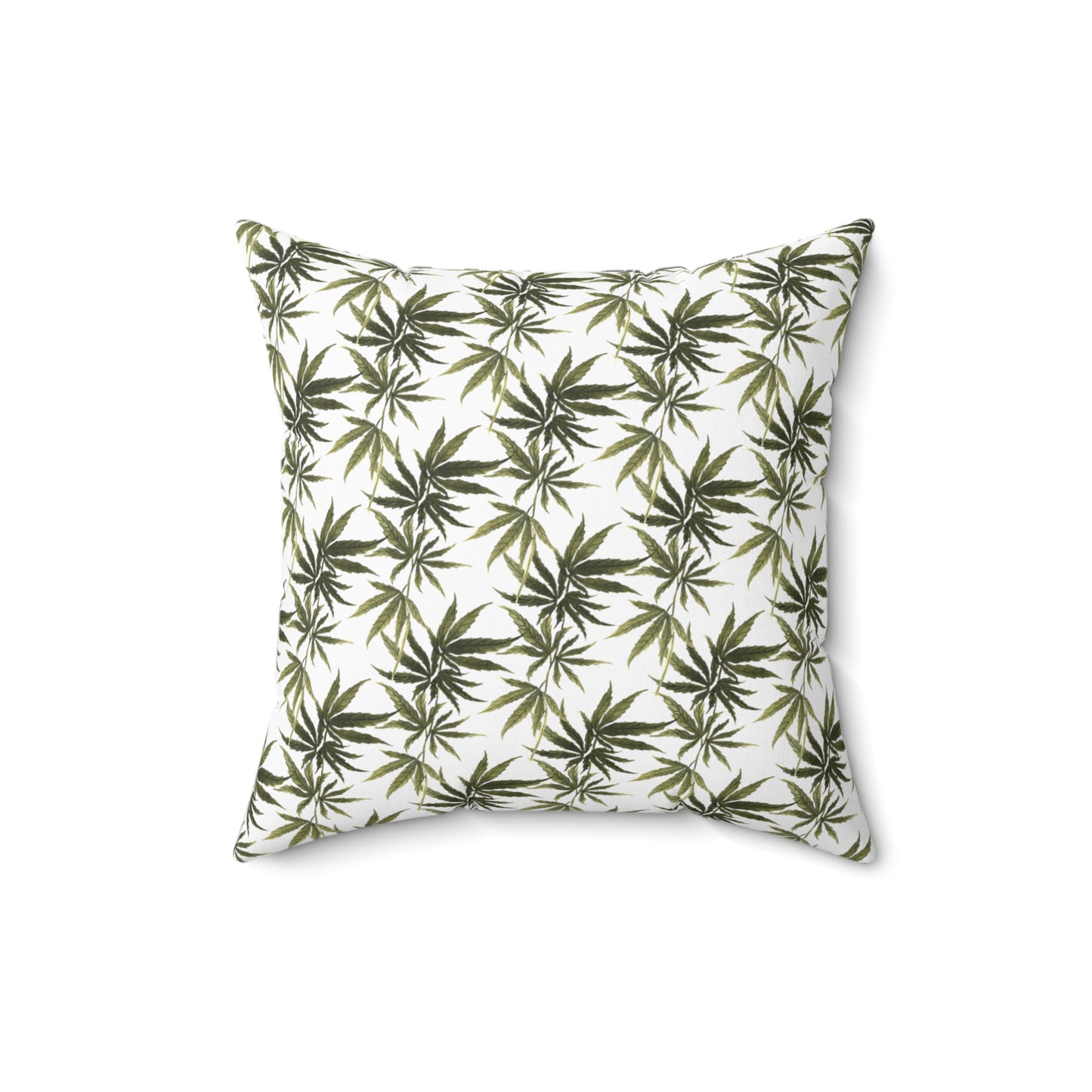 Faux Suede Square Pillow - Herbal Canopy