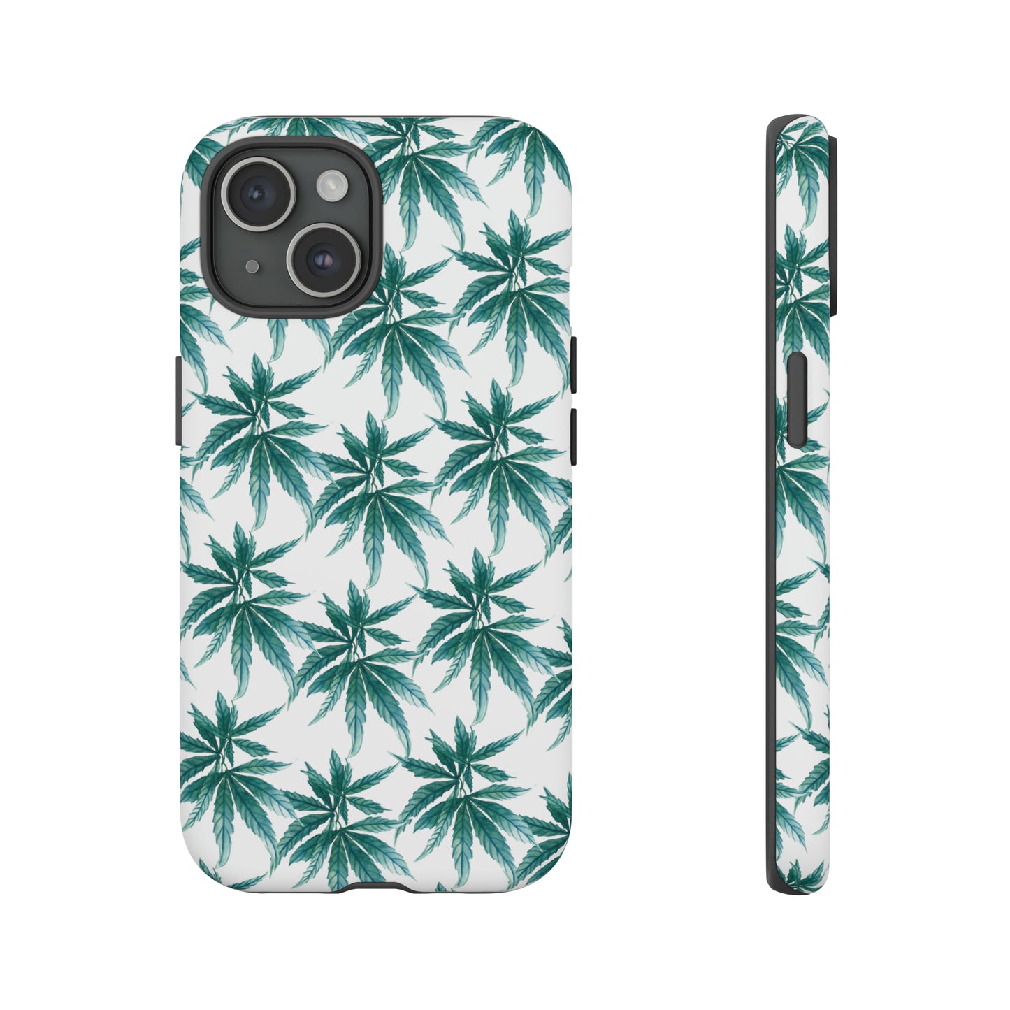 Copy of Tough Cell Phone Cases - Watercolor Cannabis Field