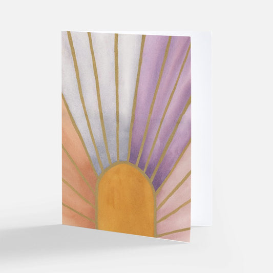 Notecard, blank inside - Lavender Twilight