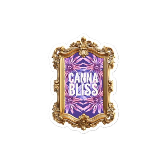 Cannabliss Purple Vinyl Sticker