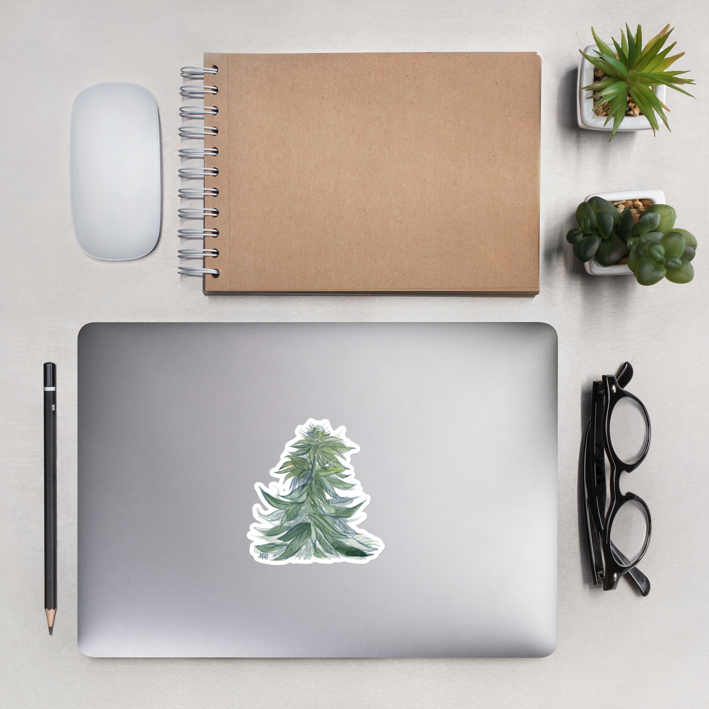 Cannabis Bloom Vinyl Sticker