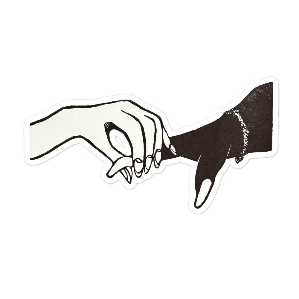 "Holding Space" Durable Vinyl Sticker