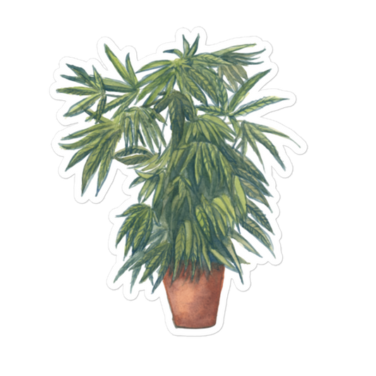 "Potted" Vinyl Sticker