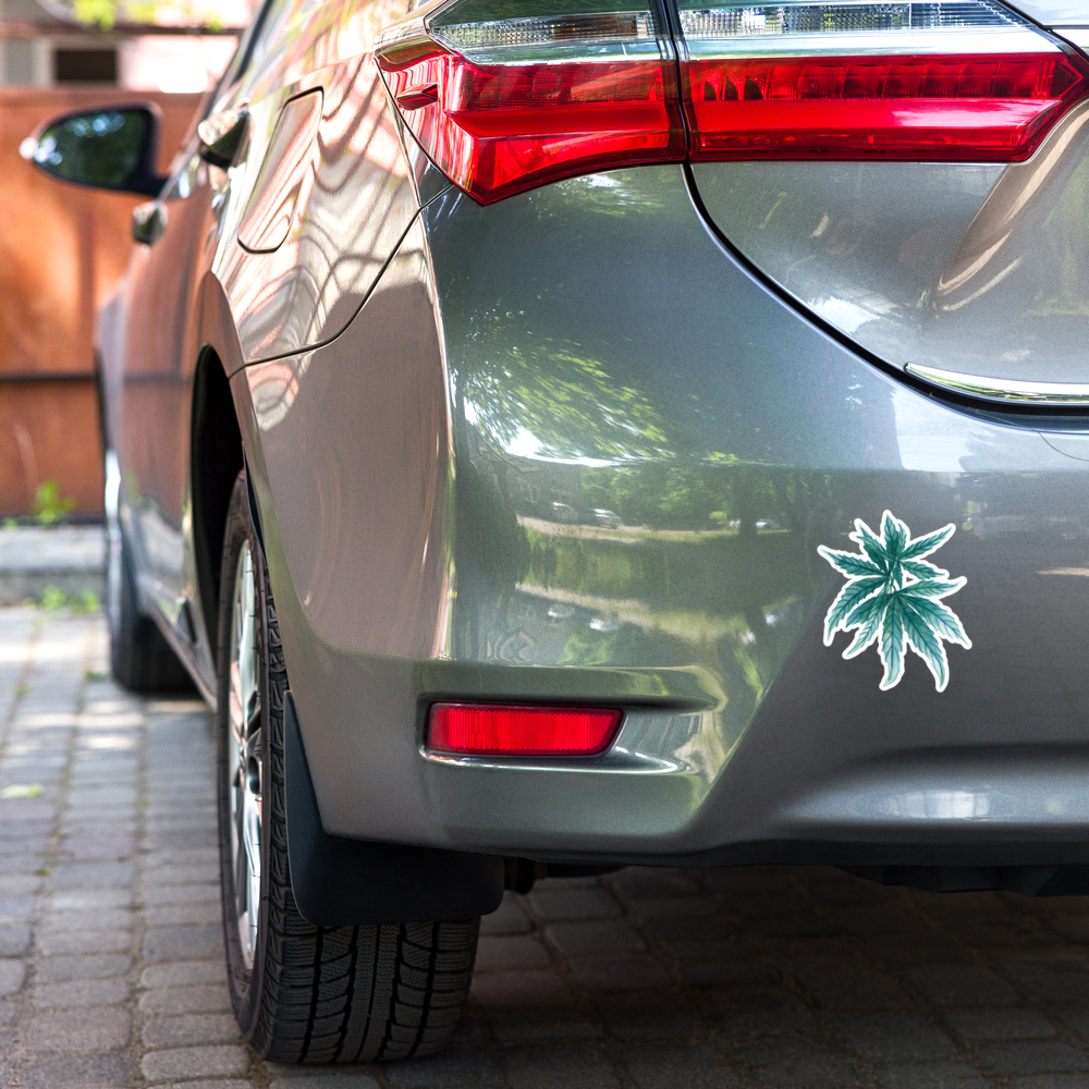 "Teal Dreamleaf" Vinyl Sticker